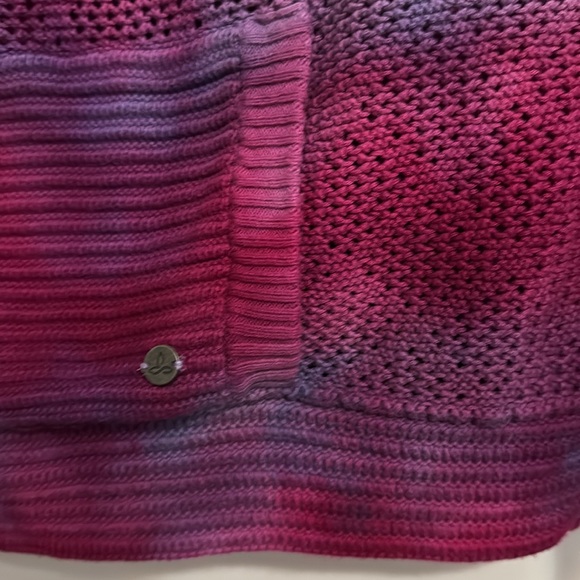 Unique Prana open weave hooded sweater S - Picture 7 of 7